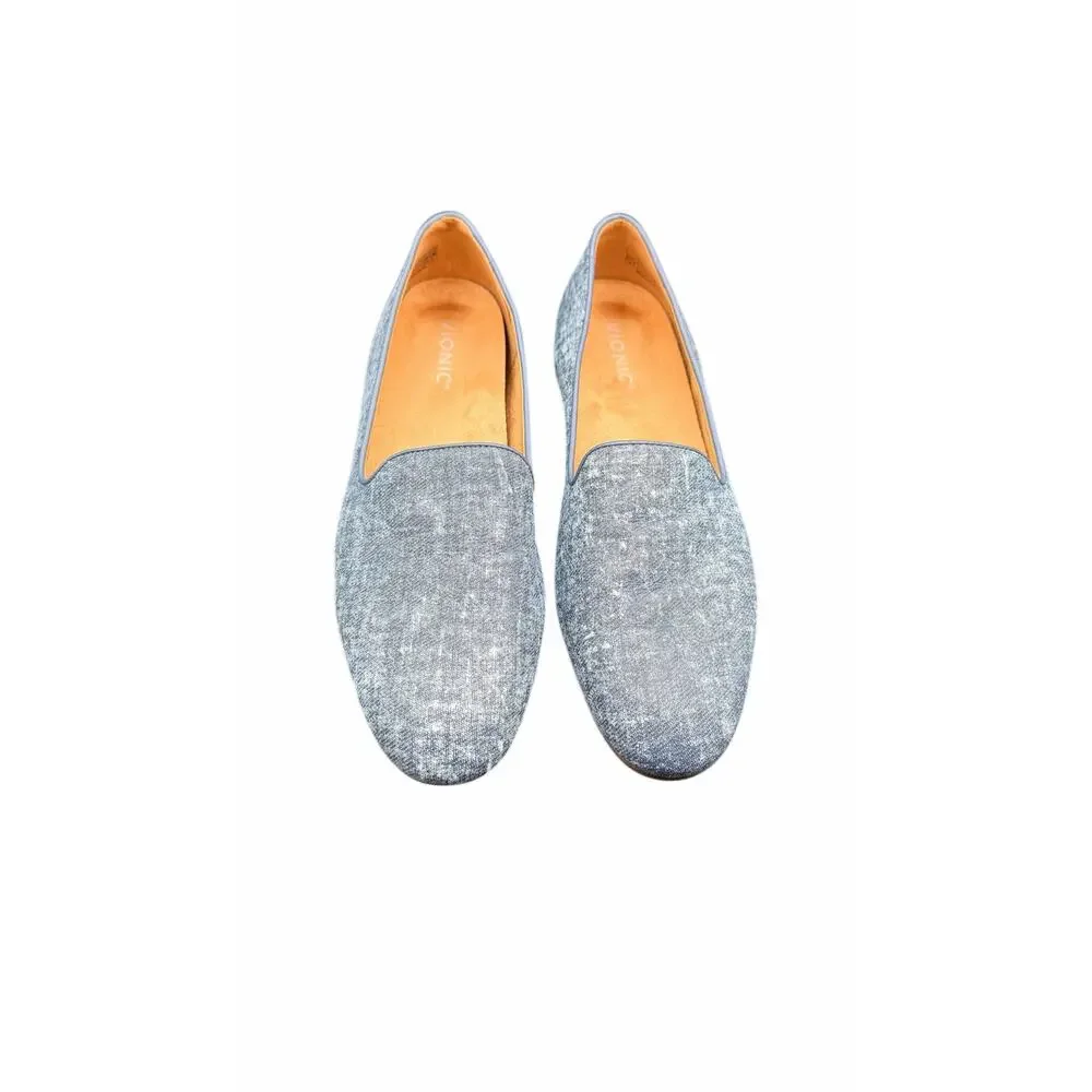 Vionic Willa Slip On Loafers Blue Chambray Flats Women’s 10